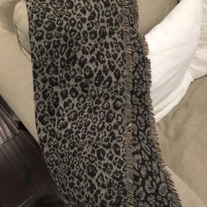 Leopard print scarf